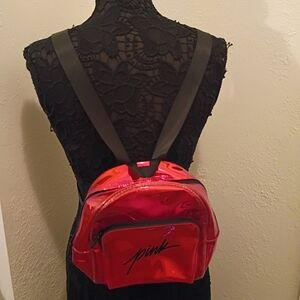 Victoria's Secret Pink Red Backpack